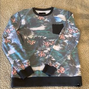 Hurley floral crew neck